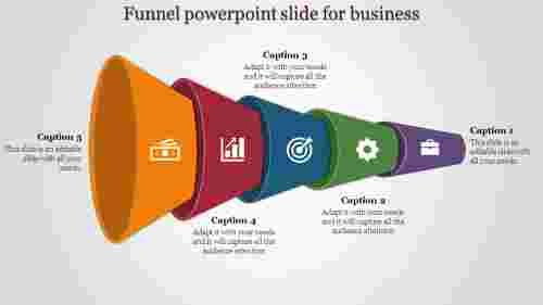 funnel powerpoint slide-Funnel powerpoint slide for business